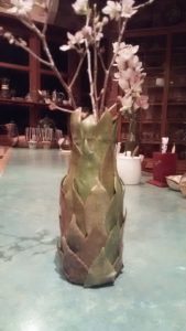 つばき花瓶1